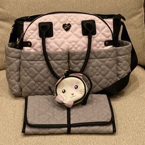 Gently used Betsey Johnson Diaper Bag